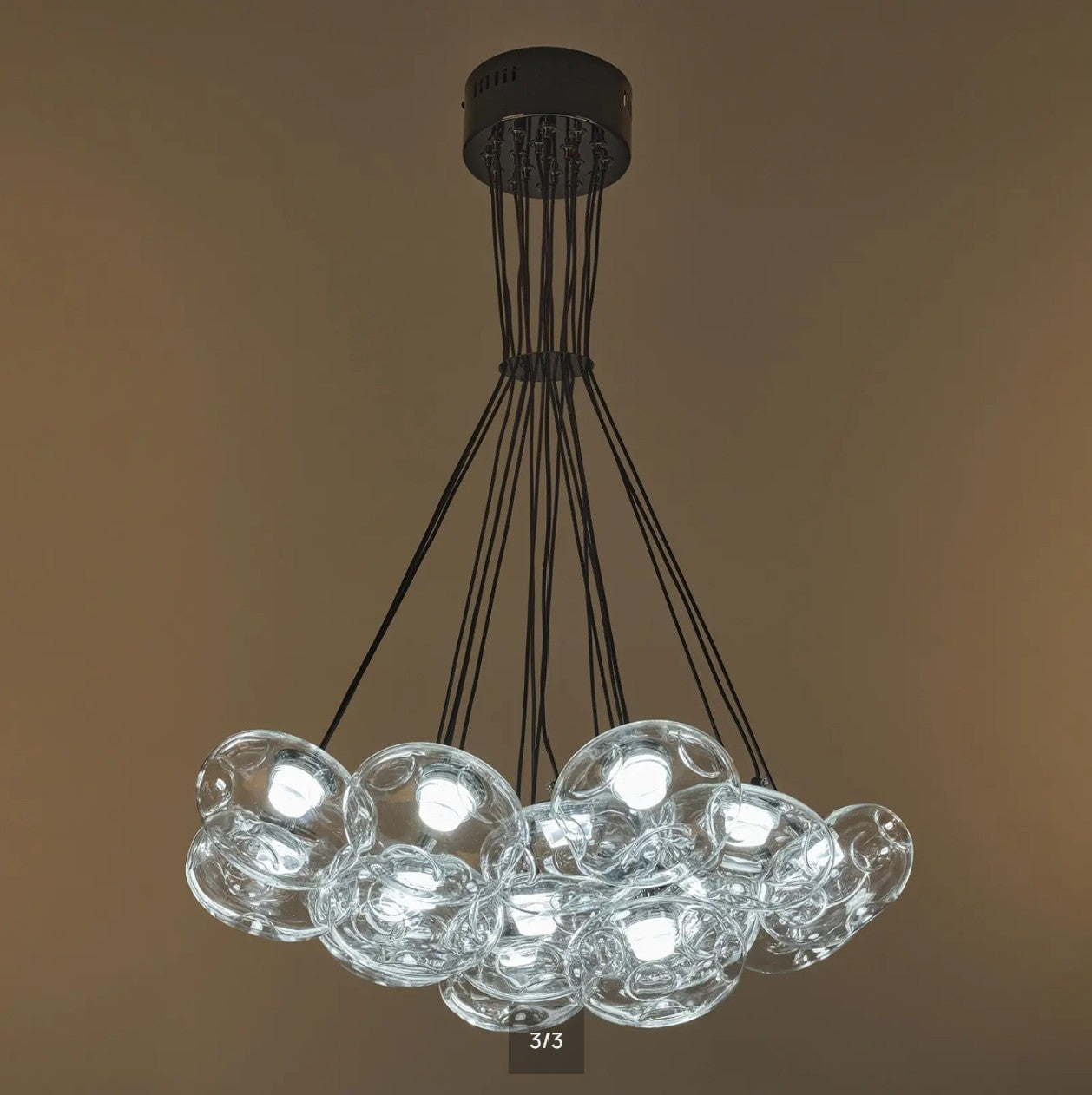 Полилей Ares, хром, elbulgaria, led 114w, 3000-6000k, 4247/19 CH