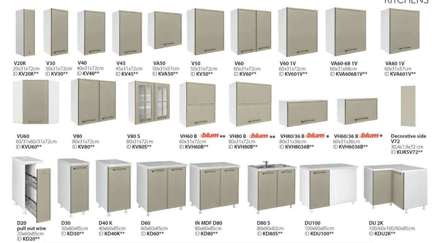 Модулна кухня ALBA