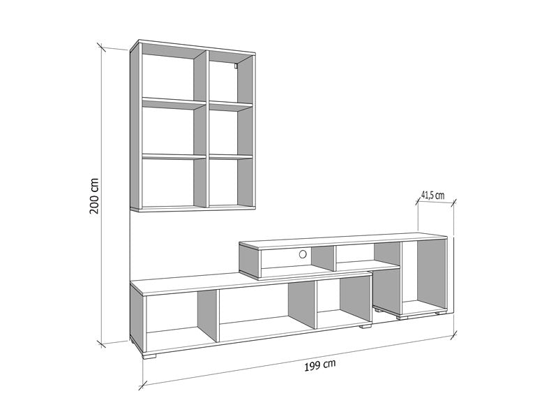 Комплект за хол BALOS
