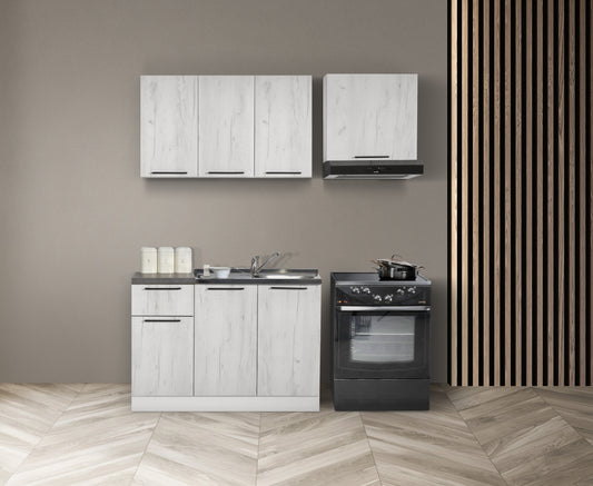 Модулна кухня в бяло Comfort 120