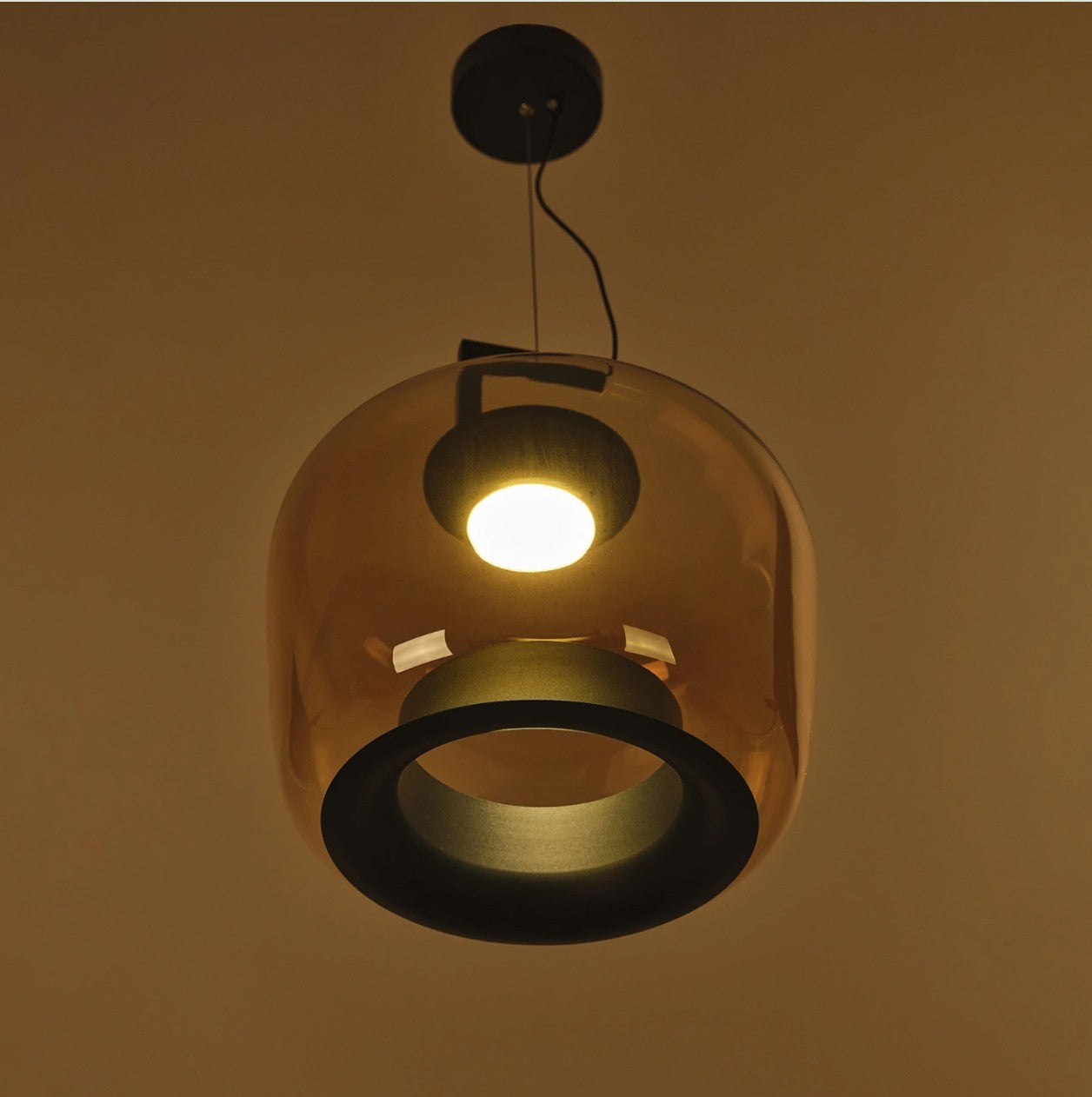 Пендел Abu, черен, elbulgaria, led 15w, 1500lm, 4000k 2873/S AM