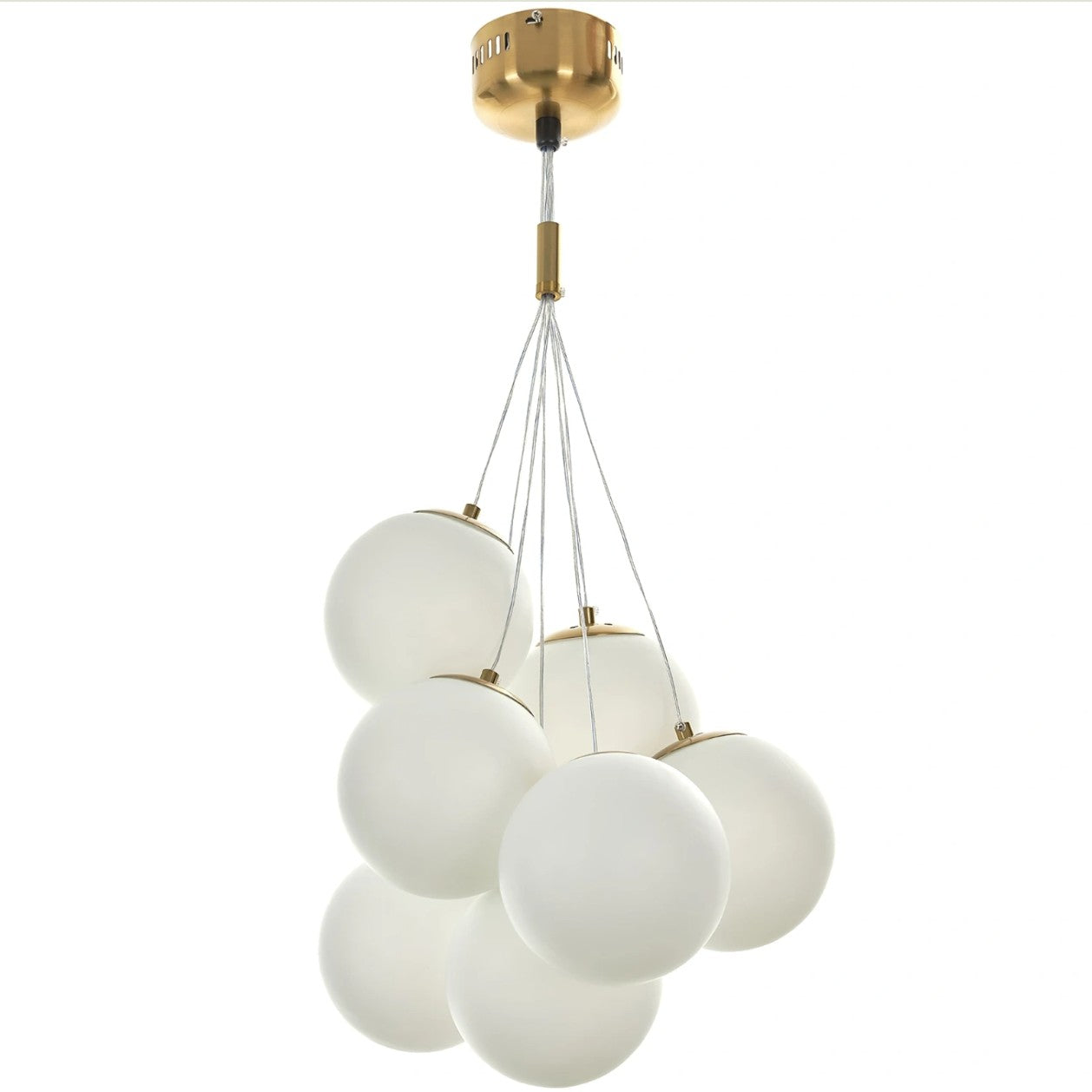 Полилей Crowd, мат злато, elbulgaria, 7xE14, 2798/7 CP