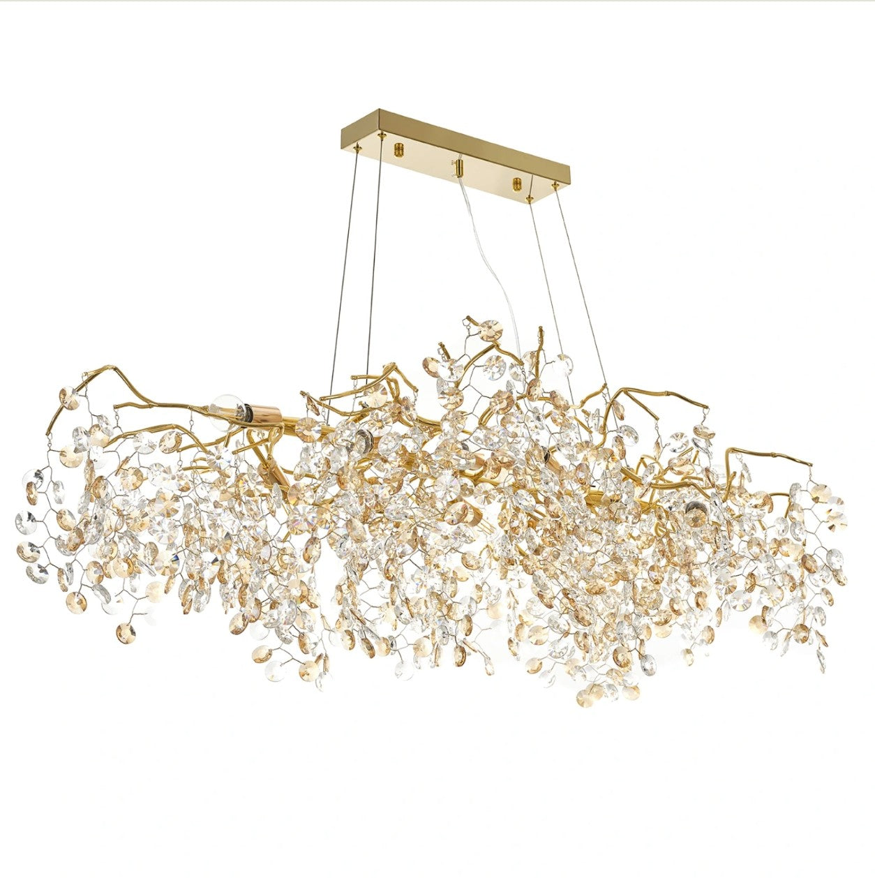 Полилей Elysion, златен, elbulgaria, 10xe14, 3089/l100 gd