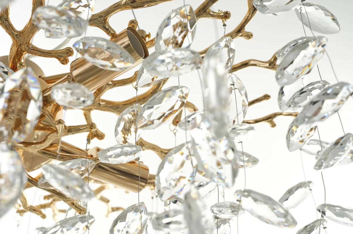 Полилей Huricane, златен, elbulgaria, 5xE14, 4274 GD