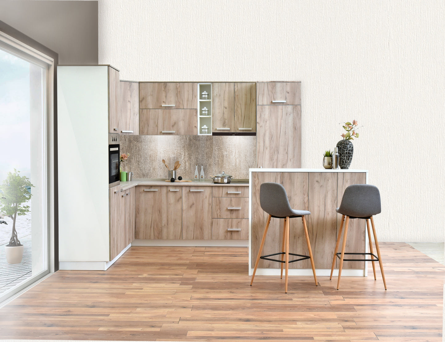 Модулна кухня IN пясъчен мат