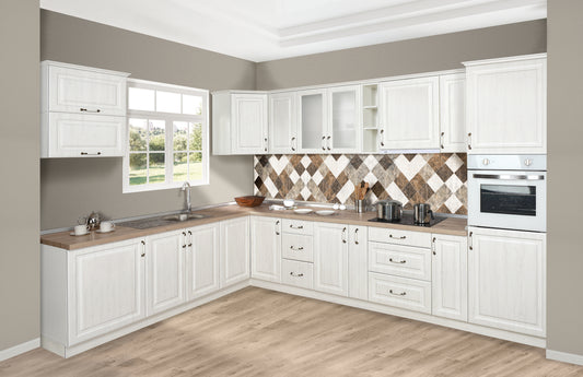 Модулна кухня Rustik в бяло