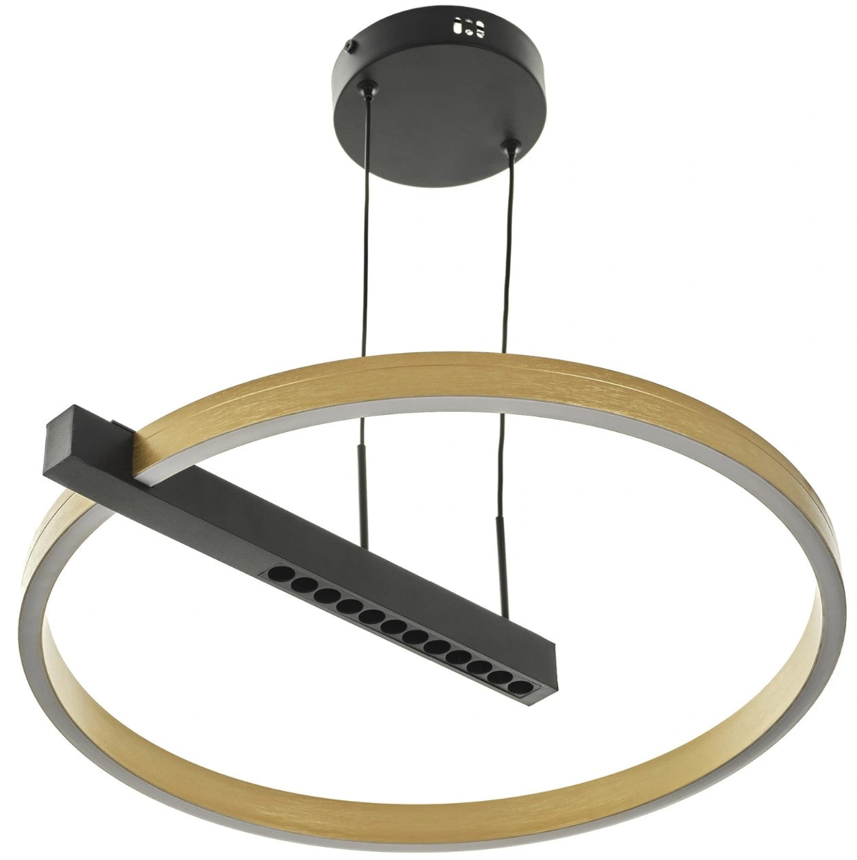 Полилей със смарт управление Salermo, мат злато, elbulgaria, led 39W, 1976lm, 3000-6000k, 4016 bg