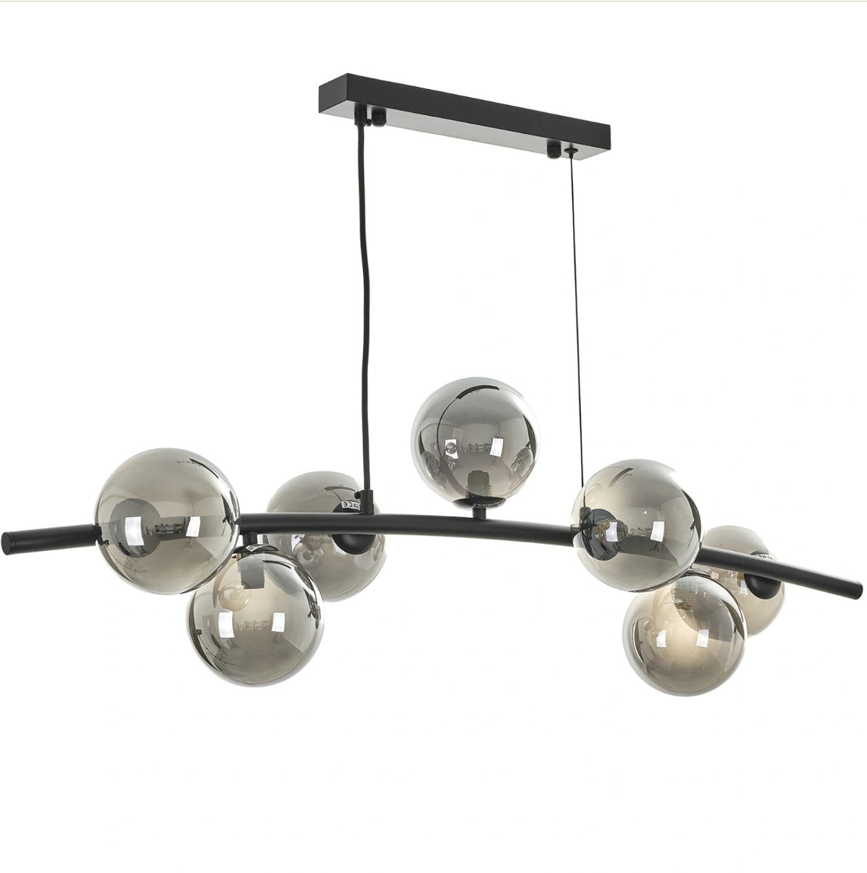 Полилей Skycap, черен, elbulgaria, 7xG9, 3033BK/7