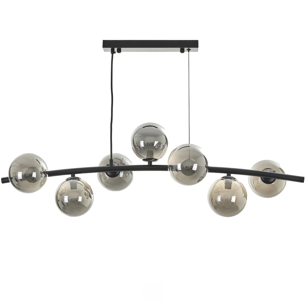 Полилей Skycap, черен, elbulgaria, 7xG9, 3033BK/7